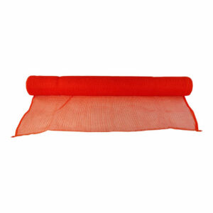 High-Visibility Orange Safety Barrier Netting