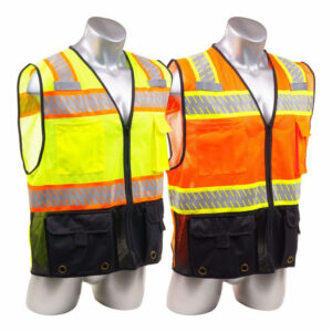 Class 2 High-Visibility Safety Vests (Yellow/Orange)